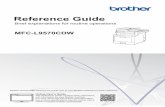 Reference Guide - download.brother.com · Reference Guide Brief explanations for routine operations MFC-L9570CDW Brother recommends keeping this guide next to your Brother machine