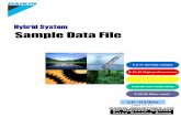 Hybrid System Sample Data File - All World Machinery Supply · Sample Data File Hybrid System SP-039MA 2008.11.13 Oil Hydraulic Division Sales Panning Group. INDEX Case Industry type