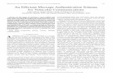 An Efﬁcient Message Authentication Scheme for Vehicular ...bbcr.uwaterloo.ca/~rxlu/paper/TVT085706.pdf · IEEE TRANSACTIONS ON VEHICULAR TECHNOLOGY, VOL. 57, NO. 6, NOVEMBER 2008