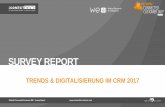 SURVEY REPORT - internet-of-strategy.de · Rethink! Connected Customer 360° - Survey Report TEILNEHMERPROFIL • Teilnehmer der Studie / Branche 5 • Funktion & Unternehmensgröße