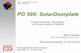 PG 595: SolarDoorplate - ess.cs.tu-dortmund.de · Mechanik (Vibration, Stoß) ... – Effektive Energie: Gewichtete Funktion aus Prädiktion, Batteriestand und Verbrauch Enhanced-EEHF