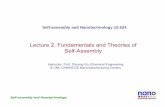 Lecture 2. Fundamentals and Theories of Self-Assemblyfaculty.uml.edu/zgu/Teaching/documents/Lecture201-30-13Fundamentals.pdf · Lecture 2: Fundamentals and Theories of Self-Assembly