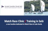 Match Race Clinic / Training in Salò - canottierigarda.it race/Match ENG.pdf · From sport comes the spirit that animates the club and brings together executives, athletes, members