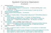 System Camera Operation - pro-av.panasonic.net · System Camera Operation 1. Getting Started 1. Preparation for Demonstration 2. 1. System Block Diagram 2. Connection 3. Factory Setting
