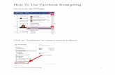 Go to your ads manager. - Real Deal MeetUp · How To Use Facebook Retargeting 1 How To Use Facebook Retargeting Go to your ads manager. Click on "Audiences" to create a custom audience