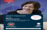 CONTENT PROVIDER ACCA approved content provider Freebooks · S T U D Y T E X T . PAPER F9 . FINANCIAL MANAGEMENT . BPP Learning Media is an . ACCA Approved Content Provider. This