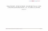 RAPORT PRIVIND ERINTELE DE TRANSPARENTA SI PU LI ARE · Raport de transparenta si publicare -2017 Page 4 Organul de conducere al Credit Europe Bank (Romania) S.A. adera la valorile