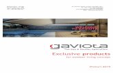 Exclusive products - gaviotasimbac.ro lista de preturi 2019.pdf · ARKO 2 BRATE Latime —in cm 300 400 500 600 Proiectie — in cm 200 1349 € man (Lmin -240.5 cm) 1400 € man