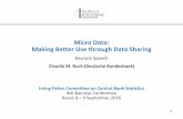 Micro data: Making better use through data sharing · Legal constraints are likely to remain a key obstacles to data sharing across countries. The International Banking Research Network
