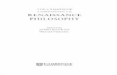 COMPANION TO RENAISSANCE PHILOSOPHY - uni-wuerzburg.de · COMPANION TO RENAISSANCE PHILOSOPHY EDITED BY JAMES HANKINS Harvard University ... BRIAN P. COPENHAVER PART II TOWARD MODERN