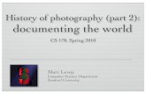 History of photography (part 2): documenting the Levoy Outline! everyday scenes! architecture and archaeology!