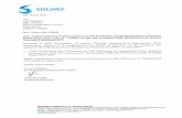 SOLVAY f (LODR) Regulation 30... · information in the ordinary course of business by an insider with partners, collaborators, lenders, customers, suppliers, merchant bankers, legal