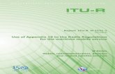 Use of Appendix 18 to the Radio Regulations for the ... · Report ITU-R M.2231-1 (11/2014) Use of Appendix 18 to the Radio Regulations for the maritime mobile service M Series Mobile,