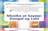 presents Musika at Sayaw: Dangal ng Lahi - Weeblynamcya.weebly.com/uploads/3/2/4/5/3245933/2011_souvenir_program.pdf · Musika at Sayaw: Dangal ng Lahi NAMCYA 2011 Program The National