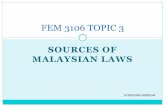 FEM 3106 TOPIC 3 - vodppl.upm.edu.myvodppl.upm.edu.my/uploads/docs/FEM 3106 TOPIC 3 - MUSLIHAH.pdf · Tuaran, Dusun, Murut, Kwijau and Timogums. Chinese and Hindu customary laws are