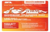 Something for Everyone: Worship Leading, Band Skills ... · - Guitar Masterclass - Gospel Choir Masterclasses EARLY BIRD TICKETS (+ GROUP BOOKING DISCOUNTS) Tickets from musicademy.com
