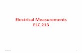 Electrical Measurements ELC 213eng.modern-academy.edu.eg/e-learning/comm/Electrical Measurements/Ch2... · (PMMC) –Electro-dynamic ... current passing through the two stationary