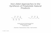 Non-Aldol Approaches to the Synthesis of Polyketide ...evans.rc.fas.harvard.edu/pdf/smnr_2001-2002_Dunn_Travis.pdf · Non-Aldol Approaches to the Synthesis of Polyketide Natural Products