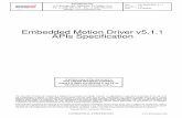 Embedded Motion Driver v5.1.1 APIs Specification Export/Supplier Content/invensense-1428/pdf... · This document is a guide to all of the functions available in the InvenSense Embedded