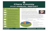 Annual Report 2018-2019 Clare - canr.msu.edu clare.pdf · AGRICULTURE & AGRIBUSINESS During the past year in Clare County, MSU Extension provided farm support and education through