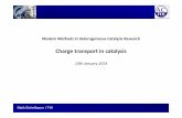 Modern Methods in Heterogeneous Catalysis Research - FHI · Modern Methods in Heterogeneous Catalysis Research Charge transport in catalysis 10th January 2014 Maik Eichelbaum / FHI