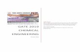 GATE 2019 CHEMICAL ENGINEERING fileBest GATE Coaching Institute in India for Chemical Engineering . GATE 2019 CHEMICAL ENGINEERING GATE 2019 THE GATE COACH | 28, JIA SARAI, NEAR IIT,