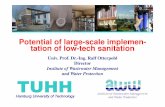 Potential of large-scale implemen- tation of low-tech ... · TUHH partly financed by IPSWaT, BMBF …. Äthiopische Urinseparationstoiletten Co-operation ESE Ethiopia: Otterwasser