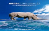 ORGAL Hydroﬂex 57 - Organik Kimya · Important Notice: This information is based on our present state of knowledge and is intended to provide general notes on Organik Kimya Products