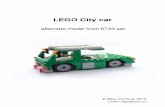 LEGO City car - ucw.czmilan/LEGO/instructions/6743-alt2.pdf © Milan Vančura, 2013 alternate model from 6743 set LEGO City car