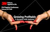 Growing Profitably - multimedia.3m.com · List of Best Companies for Leaders A globally reputed Brand for Innovation & Leadership Recognized for proven approach to expand opportunities