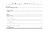 Login Manager – PHP Web Sample - Limnor · Login Manager – PHP Web App Sample Longflow Enterprises Ltd. Page 7 Set hash algorithm to SHA256 and properties related to the user