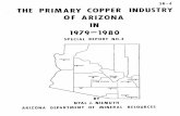 SR-4 THE PRIMARY COPPER INDUSTRY ,OF ARIZONArepository.azgs.az.gov/sites/default/files/dlio/files/nid1595/cu1979-1980sr04.pdf · the primary copper industry of arizona in 1979.~ 1980