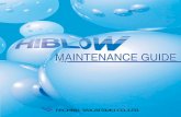 MAINTENANCE GUIDE - septicsolutions.net · Introduction We thank you very much purchasing our TECHNO TAKATSUKI HIBLOW air pumps. The introduction of the first HIBLOW pump was over
