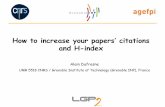 How to increase your papers’ citations and H-index · IMRaD ? IMRaDstructure is currently the most prominent norm for the structure of a scientific paper. IMRaDis an acronym for