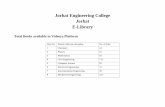 Jorhat Engineering College Jorhat E-Library · 9788120346802 Fundamentals Of Internal Combustion Engines Gupta H. N. 9788120351332 Fundamentals Of Mechanical Engineering : Thermodynamics,