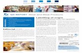 QS-REPORT Meat and Meat Products · QS-Report: Meat and Meat Products issue m ay/2015 slaughtering business must be in possessi-on of the documentation from the livestock business.
