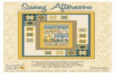 Bring the sunshine indoors with this charming Sunshine ... · the quilt shown is a digital representation. actual fabric repeats will vary from design shown. Bring the sunshine indoors