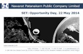 SET: Opportunity Day, 22 May 2014 - listed companynwr.listedcompany.com/misc/PRESN/20140522-NWR-oppDay1Q2014.pdf · 2 Disclaimer: a (the ³Company´o ifuture on, , a the otheng performan