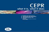 what it is, what it does - Centre for Economic Policy Research brochure_print 2017.pdf · CEPR what it is, what it does “ CEPR has become a synonym for the kind of economics we