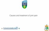 Causes and treatment of joint pain - ucd.ie Gerry Wilson Causes and Treatement of Joint Pain.pdf · Osteoarthritis ++ ++++ Relationship between inflammation and tissue damage Inflammation