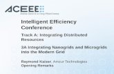 Intelligent Efficiency Conference - aceee.org · Intelligent Efficiency Conference 3A Integrating Nanogrids and Microgrids into the Modern Grid Michael R. Starke, PhD, Oak Ridge National