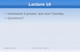 CS 475 Lecture 19 - uenics.evansville.eduuenics.evansville.edu/~hwang/f11-courses/cs475/lecture19-rpc-rtp.pdf · Tuesday, November 1 CS 475 Networks - Lecture 19 14 RPC Implementations