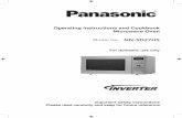 Operating Instructions and Cookbook Microwave OvenVAgVAiuS.pdf · Operating Instructions and Cookbook Microwave Oven. Model No. NN-SD27HS. Important safety instructions. Please read