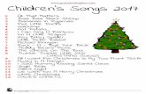 Children’s Songs 2017 · 8  © Copyright Shaun Cechner 8 Teddy Bears Picnic If [Am]you go down to the woods today You're [Am]sure of a big surprise If [C]you go down ...