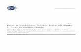 Fruit & Vegetable Master Data Attribute Implementation Guide · 2.1 The GTIN – Basis for effective trade processes The GTIN (Global Trade Identification Number) is part of the global