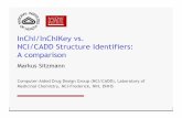InChI/InChIKey vs. NCI/CADD Structure Identifiers: A ...acscinf.org/docs/meetings/237nm/presentations/237nm17.pdf · Comparison Standard InChI/InChIKeys - NCI/CADD Structure Identifiers
