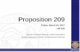 Proposition 209 - Advancement Services & Operations · 2. Because there is differing opinion as to whether “sexual Because there is differing opinion as to whether “sexual orientation”