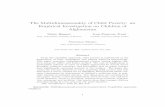 The Multidimensionality of Child Poverty: an Empirical ... · The Multidimensionality of Child Poverty: an Empirical Investigation on Children of Afghanistan Mario Biggeri Dept. of