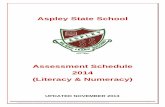 Aspley State School · Aspley State School: 2014 Assessment Schedule (Literacy & Numeracy) 8 Overview of Additional Assessment Tools (2) The following diagnostic tools may be …