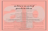 Alternatif Politika, Volume 10, Issue 3, October 2018alternatifpolitika.com/eng/site/vol/10/no/3/AP-vol-10-issue-3.pdf · geliştirilen bütünsel bir bakış açısını imler, sistematik